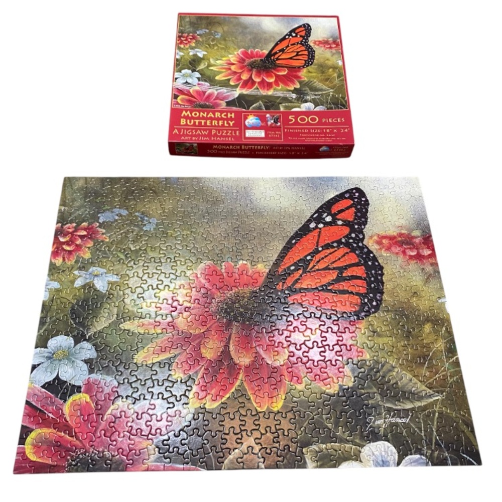 Monarch Butterfly - 500 Piece Jigsaw Puzzle